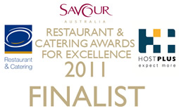 Savour Australia - Restaurant and Catering Awards For Excellence 2011 Finalist- SydneyCocktailParties.com.au